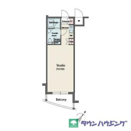 MFPR代々木タワーの物件間取画像